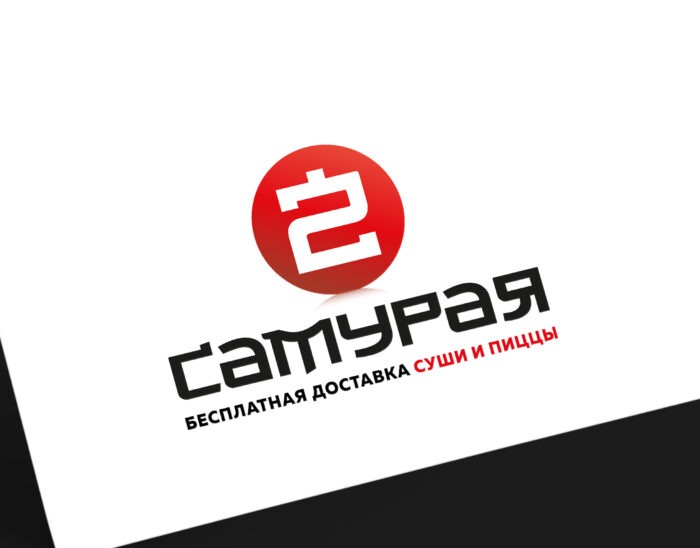 Разработан логотип для доставки роллов и суши «Два самурая»