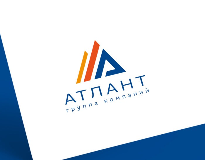 Разработка логотипа для группы компаний Атлант