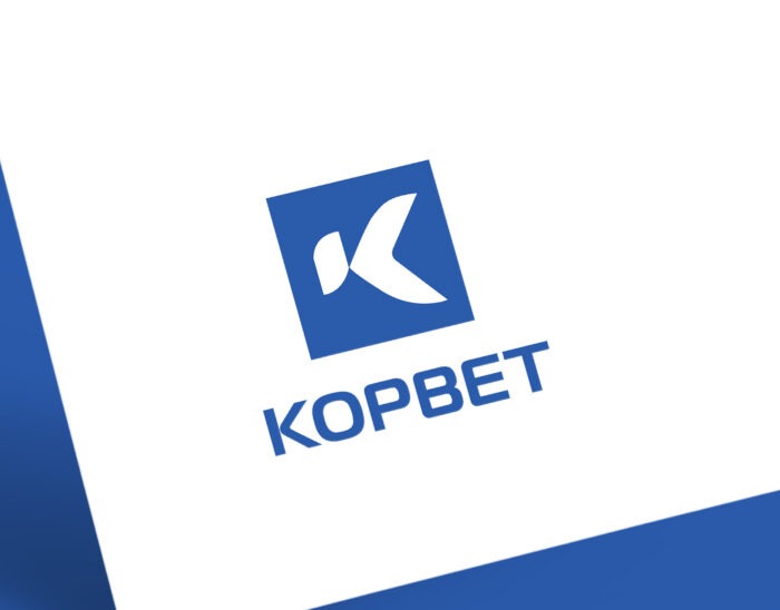 Дизайн логотипа для компании Корвет