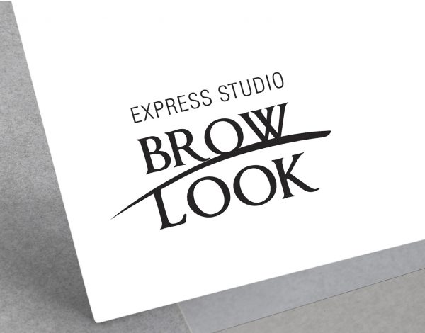 Разработан логотип «brow look» для студии бровиста