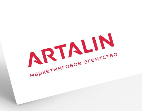 Разработано логотип маркетингового агентства Арталайн